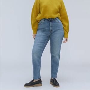 Everlane The Curvy Cheeky Crop Jean Organic Cotton Denim Jeans Size 34 Women’s